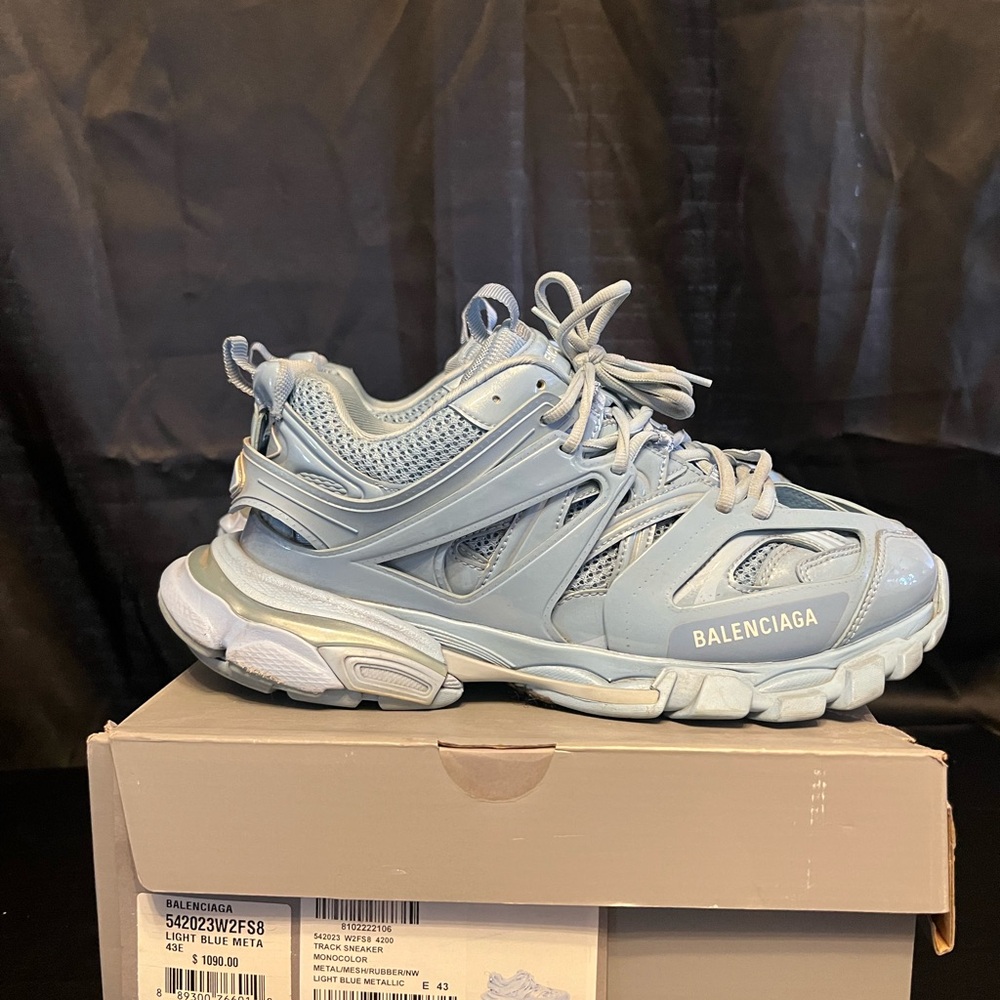 Balenciaga Light Blue Men's Sneakers - Picture 4 of 4